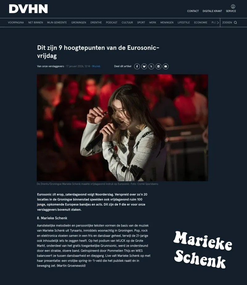 Marieke Schenk in de media 1