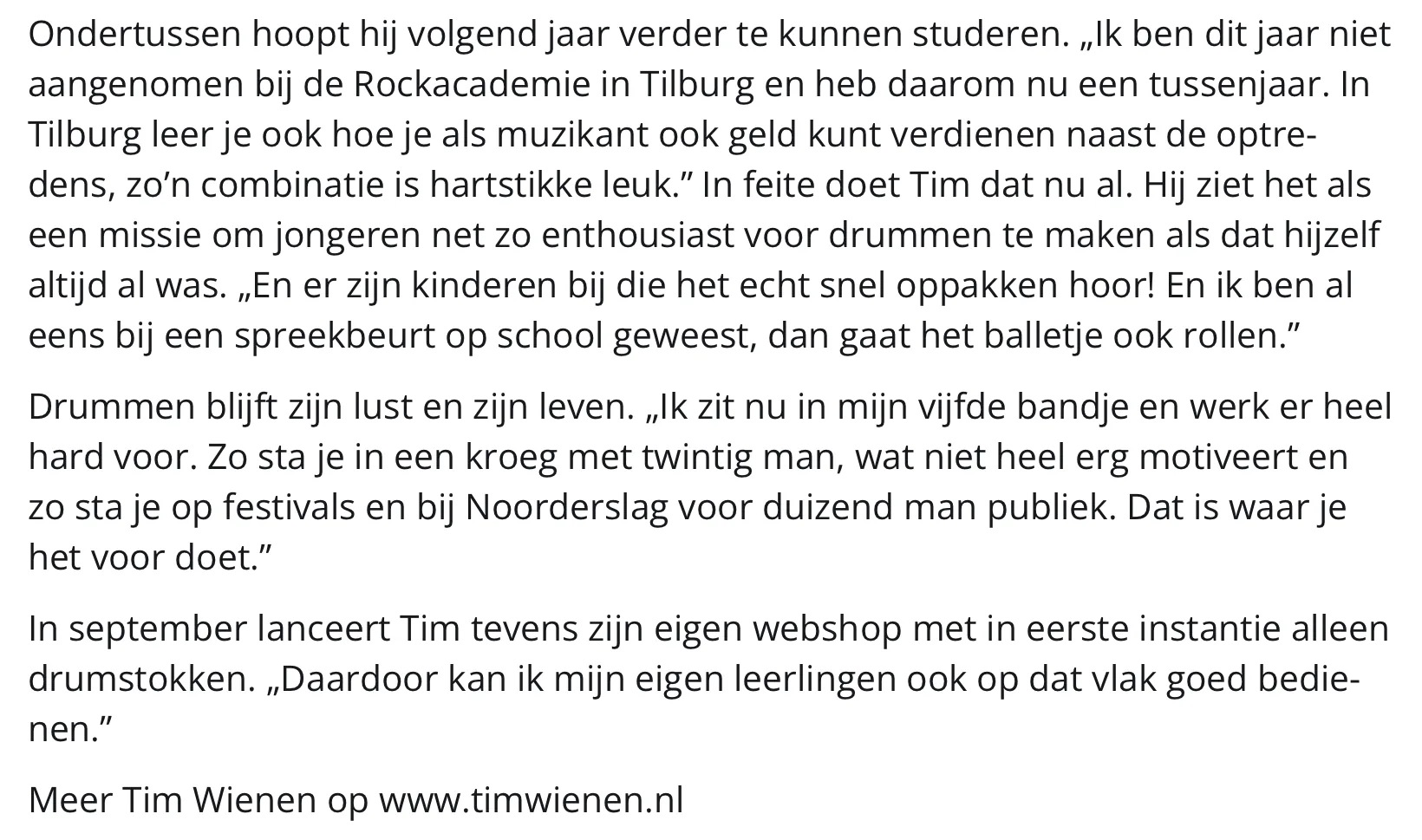 Interview Meppeler Courant in de media 4